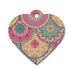 Pattern , Comic, Art, Supreme, Designs Dog Tag Heart (two Sides) by nateshop