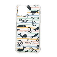 Seamless Vector Pattern With Little Cute Fish Cartoon Iphone 11 Pro 5 8 Inch Tpu Uv Print Case by Cemarart