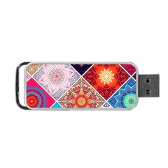 Mandala Pattern Portable Usb Flash (one Side)