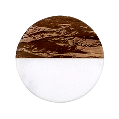 Time Wind Polishpattern Architecture Building City Cityscape Nature Pop-art Pop Surrealism  Retrowave Classic Marble Wood Coaster (round)  by Cemarart