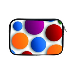 Abstract Dots Colorful Apple Ipad Mini Zipper Cases by nateshop