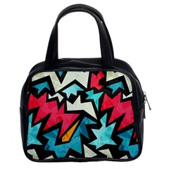 Abstract, Colorful, Colors Classic Handbag (two Sides) by nateshop