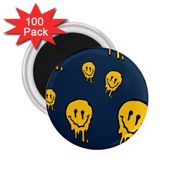Aesthetic, Blue, Mr, Patterns, Yellow, Tumblr, Hello, Dark 2 25  Magnets (100 Pack)  by nateshop