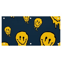 Aesthetic, Blue, Mr, Patterns, Yellow, Tumblr, Hello, Dark Banner And Sign 6  X 3  by nateshop