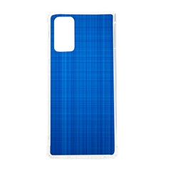 Blue Abstract, Background Pattern, Texture Samsung Galaxy Note 20 Tpu Uv Case by nateshop