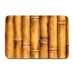 Brown Bamboo Texture  Plate Mats by nateshop