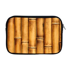Brown Bamboo Texture  Apple Macbook Pro 17  Zipper Case by nateshop