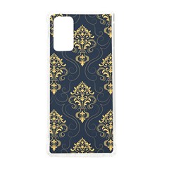 Floral Damask Pattern Texture, Damask Retro Background Samsung Galaxy Note 20 Tpu Uv Case by nateshop