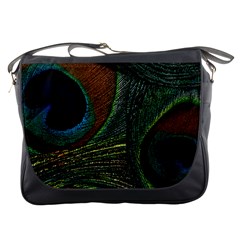 Peacock Feathers, Feathers, Peacock Nice Messenger Bag by nateshop