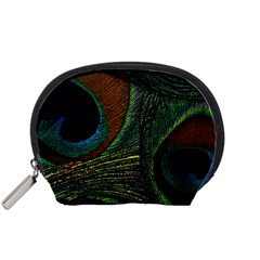Peacock Feathers, Feathers, Peacock Nice Accessory Pouch (small) by nateshop