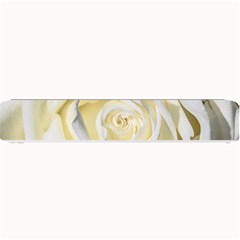 White Roses Flowers Plant Romance Blossom Bloom Nature Flora Petals Small Bar Mat by Proyonanggan