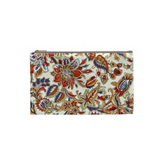 Retro Paisley Patterns, Floral Patterns, Background Cosmetic Bag (small) by nateshop