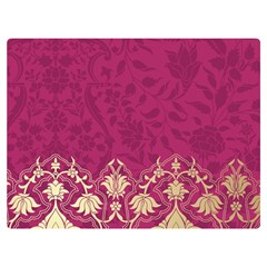 Vintage Pink Texture, Floral Design, Floral Texture Patterns, Premium Plush Fleece Blanket (extra Small) by nateshop