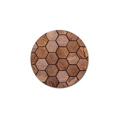 Wooden Triangles Texture, Wooden ,texture, Wooden Golf Ball Marker (4 Pack) by nateshop
