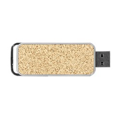 Yellow Sand Texture Portable Usb Flash (one Side) by nateshop