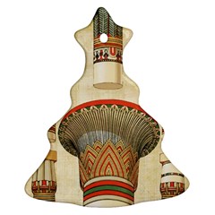 Egyptian Architecture Column Christmas Tree Ornament (two Sides) by Proyonanggan