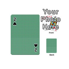 Green -1 Playing Cards 54 Designs (mini) by nateshop