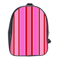 Stripes-4 School Bag (large) by nateshop