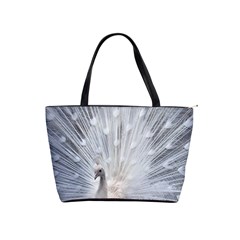 White Feathers, Animal, Bird, Feather, Peacock Classic Shoulder Handbag by nateshop