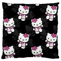 Hello Kitty, Pattern, Supreme Large Cushion Case (one Side) by nateshop