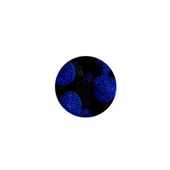 Berry, One,berry Blue Black 1  Mini Magnets by nateshop