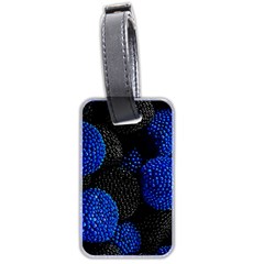 Berry, One,berry Blue Black Luggage Tag (two Sides) by nateshop