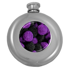 Berry,raspberry, Plus, One Round Hip Flask (5 Oz) by nateshop