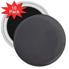 Gray, Color, Background, Monochrome, Minimalism 3  Magnets (10 Pack) 