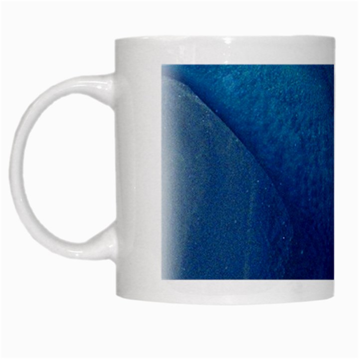 Plus, Curved White Mug