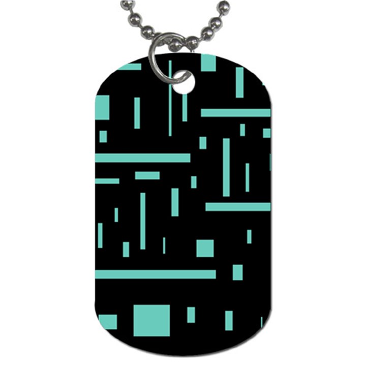 Rectangles, Cubes, Forma Dog Tag (Two Sides)