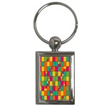 Abstract-background Key Chain (Rectangle)