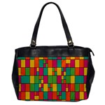 Abstract-background Oversize Office Handbag