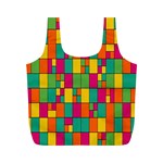 Abstract-background Full Print Recycle Bag (M)