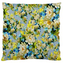 Background-flowers Large Cushion Case (two Sides) by nateshop