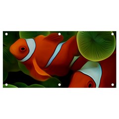 Fish Banner And Sign 4  X 2  by nateshop