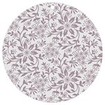 Retro Floral Texture, Beige Floral Retro Background, Vintage Texture UV Print Acrylic Ornament Round