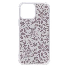 Retro Floral Texture, Beige Floral Retro Background, Vintage Texture Iphone 13 Pro Max Tpu Uv Print Case by nateshop