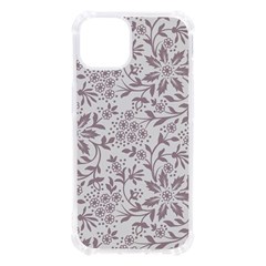 Retro Floral Texture, Beige Floral Retro Background, Vintage Texture Iphone 13 Tpu Uv Print Case by nateshop