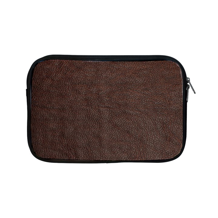 Black Leather Texture Leather Textures, Brown Leather Line Apple iPad Mini Zipper Cases