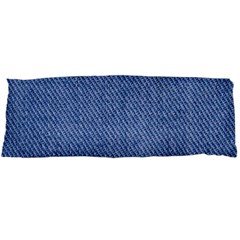 Blue Denim Texture Macro, Blue Denim Background, Jeans Background, Jeans Textures, Fabric Background Body Pillow Case Dakimakura (two Sides) by nateshop