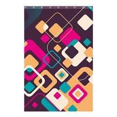 Colorful Abstract Background, Geometric Background Shower Curtain 48  X 72  (small)  by nateshop