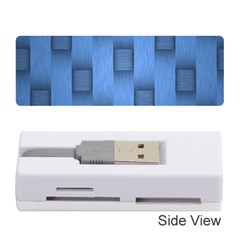 Blue Pattern Texture Memory Card Reader (stick) by nateshop