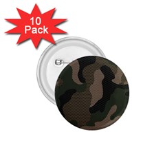 Camo, Abstract, Beige, Black, Brown Military, Mixed, Olive 1 75  Buttons (10 Pack) by nateshop