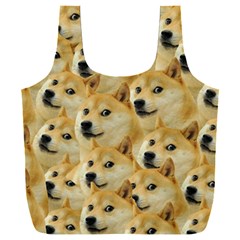 Doge, Memes, Pattern Full Print Recycle Bag (xxl) by nateshop