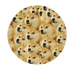 Doge, Memes, Pattern Mini Round Pill Box (pack Of 5) by nateshop