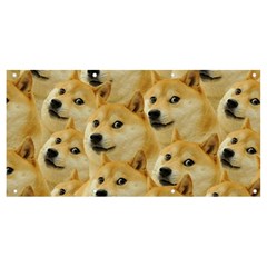 Doge, Memes, Pattern Banner And Sign 8  X 4  by nateshop