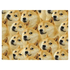 Doge, Memes, Pattern Premium Plush Fleece Blanket (extra Small) by nateshop