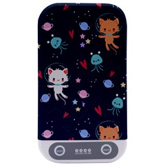 Cute Astronaut Cat With Star Galaxy Elements Seamless Pattern Sterilizers by Grandong