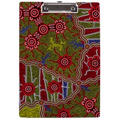 Authentic Aboriginal Art - Connections A4 Acrylic Clipboard