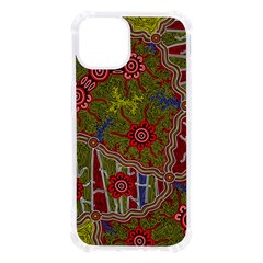 Authentic Aboriginal Art - Connections Iphone 13 Tpu Uv Print Case by hogartharts